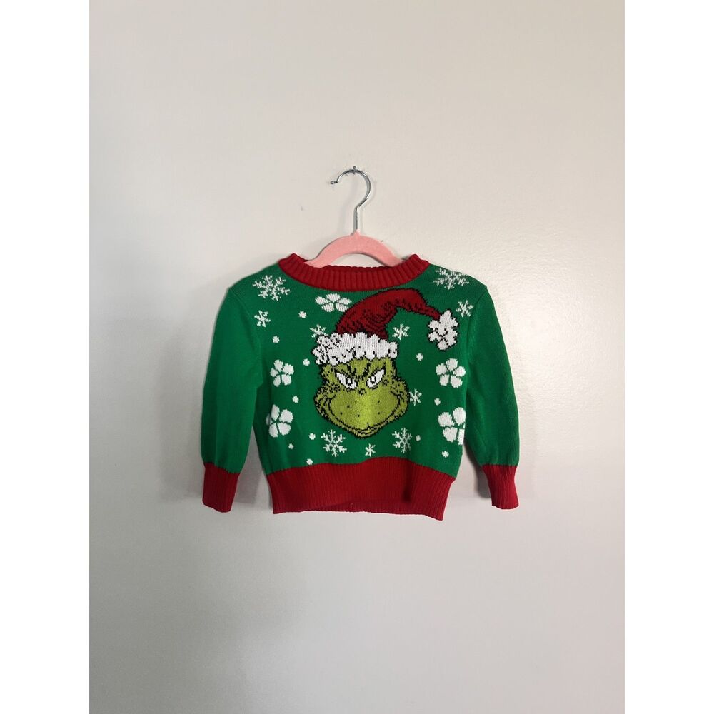 The Grinch Toddler Christmas Sweater 9-12 Months Holiday